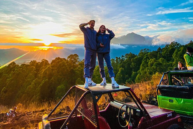 Mount Batur Sunrise Jeep With Black Lava - Black lava fields after sunrise