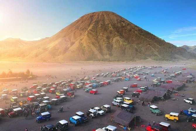 Mount Bromo Public Sunrise Tour - From Malang - The sea of sand and Mount Bromo’s crater