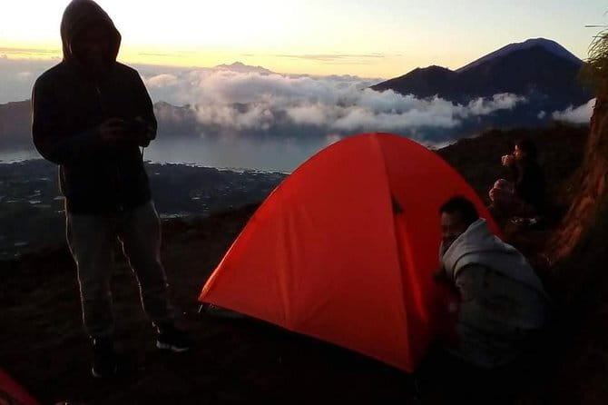 Mt Batur Camping (sunset & sunrise) - All Inclusive - Sunrise, steam-cooked breakfast, and the eastern view