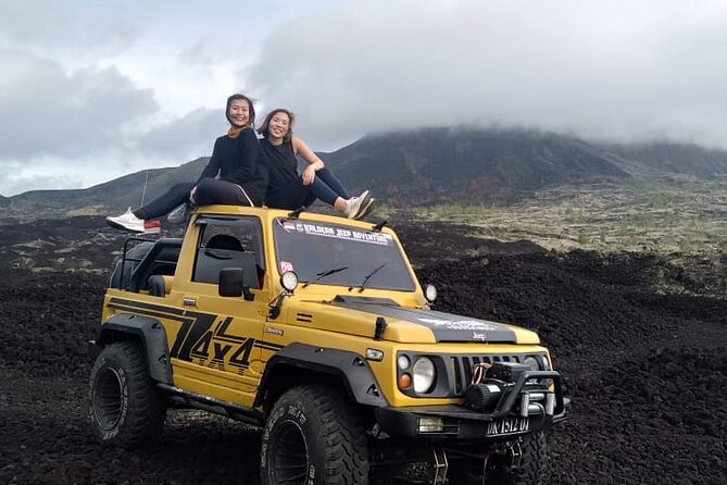 Mt Batur Sunrise 4WD Jeep Tours - The black lava route by Jeep