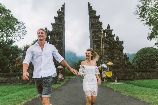 North Bali Hidden Gems Tour Ulun Danu Temple Twin Lakes Waterfall - Twin Lakes viewpoint above Buyan and Tamblingan