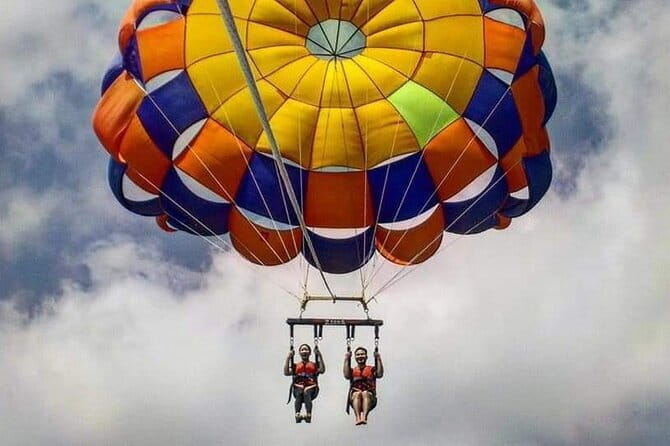 Nusa Dua Parasailing, Jet sky, GWK with Uluwatu Kecak Fire Dance - An hour at Padang Padang Beach