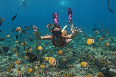 ️Nusa Penida by Private Boat – Snorkeling 4 spots, Swim with Mantas + Land Tour