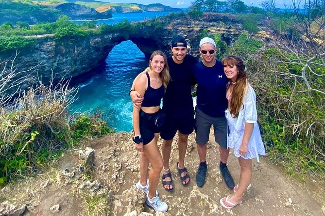 One Day Trip Nusa Penida Bali with All Inclusive - Broken Beach and the view through the cliff