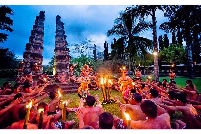 Pandawa Beach,Uluwatu Temple-Kecak-Dance&Dinner at Jimbaran Beach - Kecak dance and fire scenes