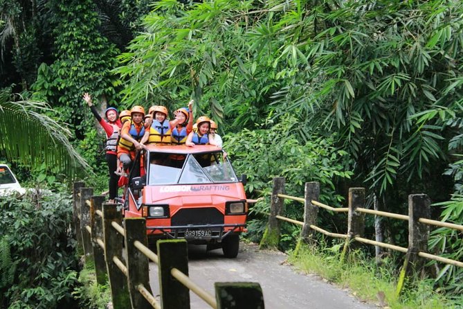 Rafting at Jangkok River Lombok - Getting ready at the Batu Mekar basecamp