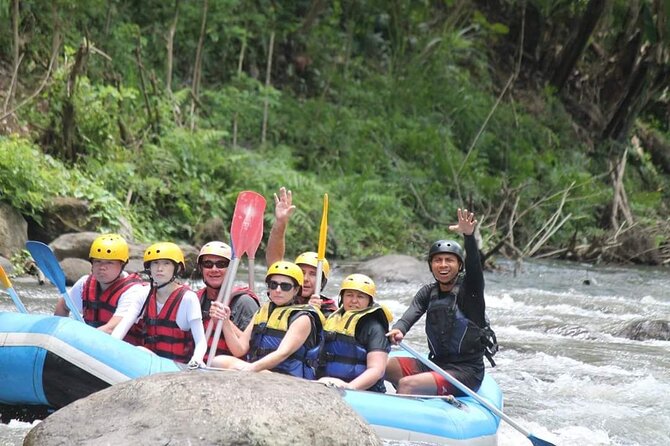 Rafting Swing Monkey Forest And Waterfall Tour All Inclusive - Happy Swing Bali and the one-hour photo stop