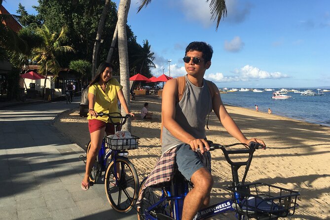 Sanur Village E-bike Tour: Family-Friendly Adventure - Finishing beside the beach with Indonesian food