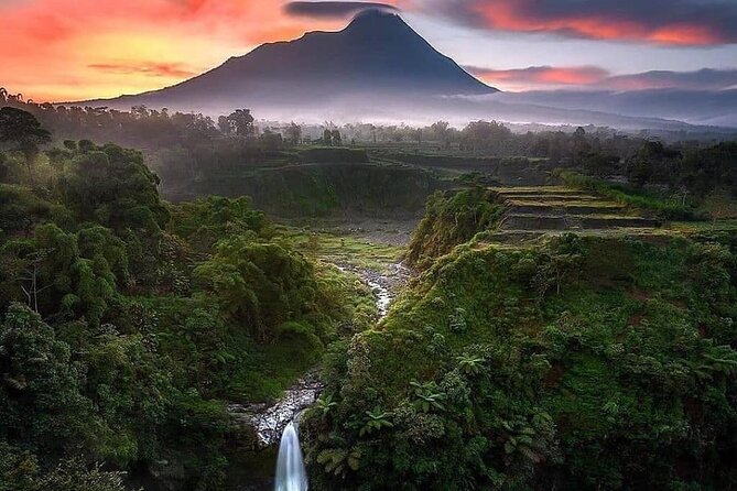 Selogriyo Temple and Trekking Java Rice Terraces, hidden waterfall -Nature Java - Leaving Yogyakarta for Central Java’s farm country