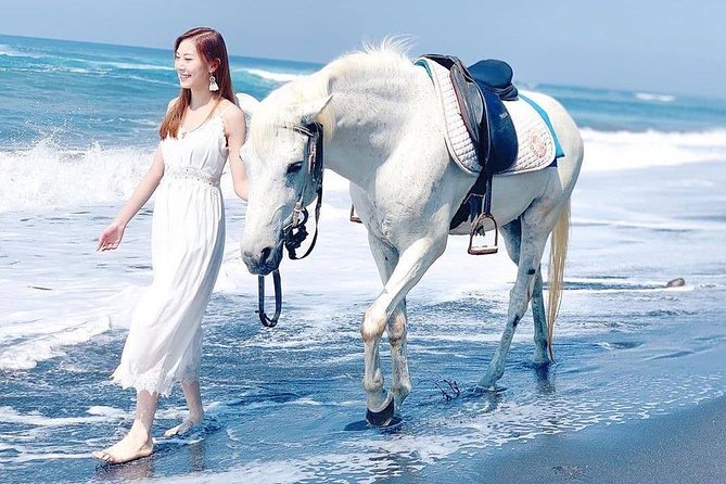 Seminyak Beach Bali Horse Riding - The quieter stretch of Seminyak Beach