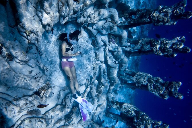 Snorkeling with turtle and statue in Gilis - Is $55 good value?