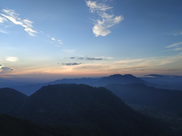 Sunrise Tour or Hiking Mount Sibayak From Berastagi - The summit views toward Sinabung, Berastagi, and Medan