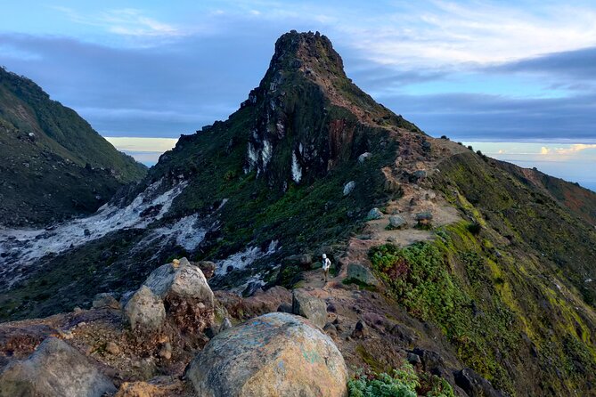 Sunrise Tour or Hiking Mount Sibayak From Medan - Steam vents, volcanic rock, and the summit view