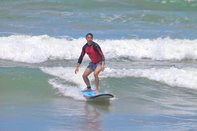 Surfing Activity with Beginner and Intermediate Lesson - What a first successful ride may feel like