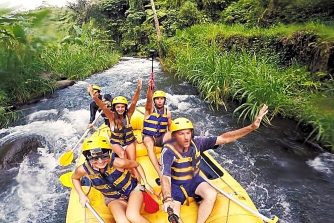 Telaga Waja River Rafting Bali & Zipline (Less Stairs) - The dam descent and the zipline crossing