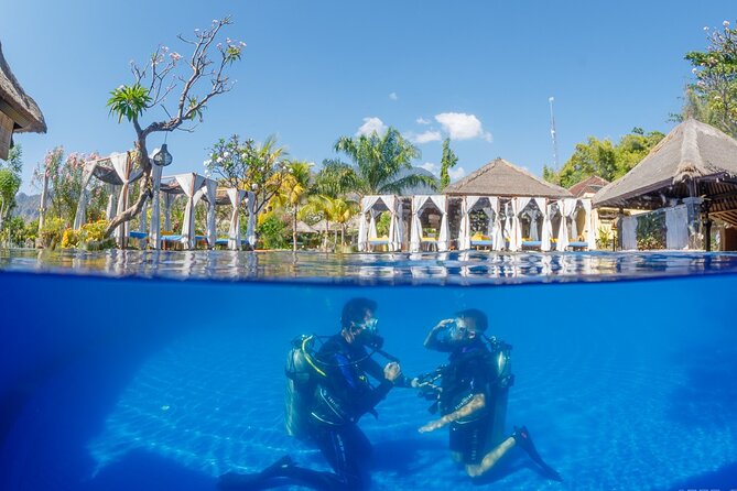 Try Dive Program in the Biorock Pemuteran - Entering the Biorock project from Pemuteran Beach