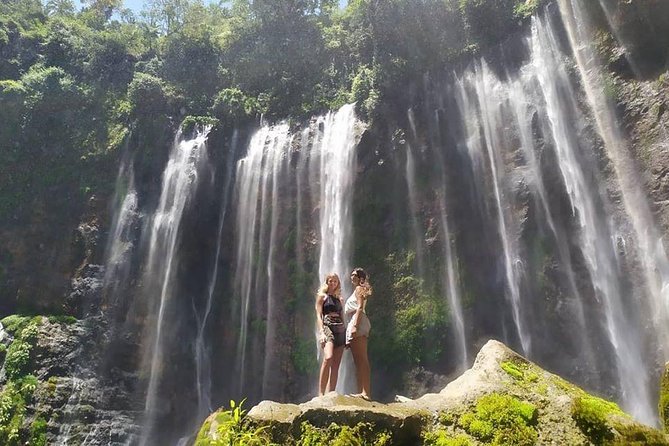 Tumpak Sewu Waterfalls - Seeing the main waterfall and surrounding falls