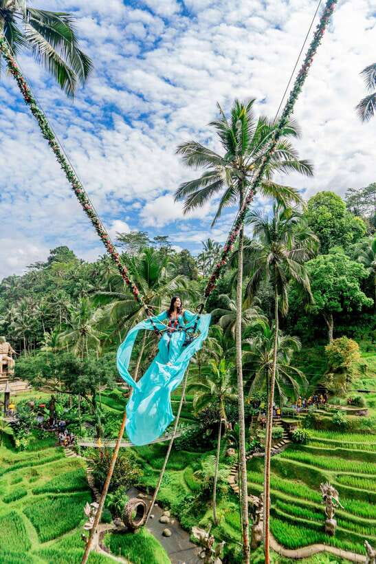 Ubud: Alas Harum Day-Pass, Swing, Sky Bike & Flying Fox - The Super Extreme Swing at 25 meters