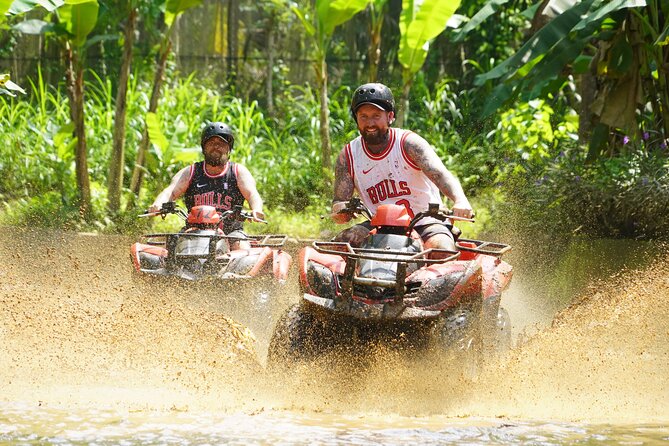 Ubud ATV Quad Bike and Snorkeling at Blue Lagoon Beach - Ubud’s ATV route: mud, farms, and a waterfall