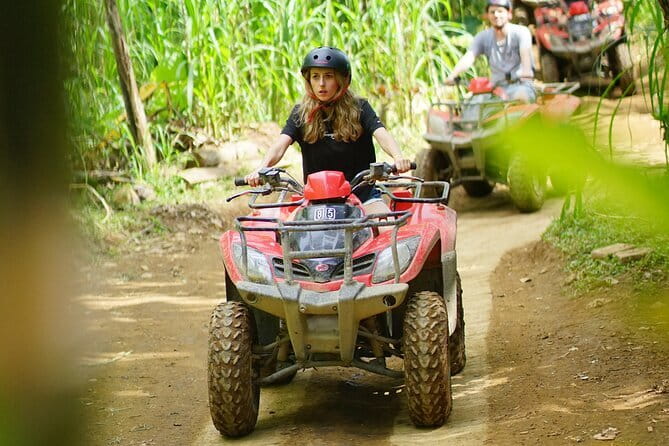 Ubud ATV Quad Bike, Waterfall with Rafting-Snorkeling Optional - ATV riding through Ubud’s fields and cave