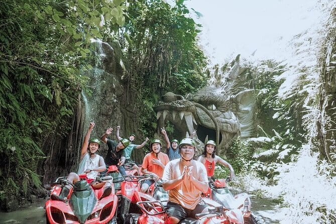 Ubud ATV Ride with Waterfall, Dragon Cave & Lunch – 2 Hours - Getting ready for mud, water, and uneven ground