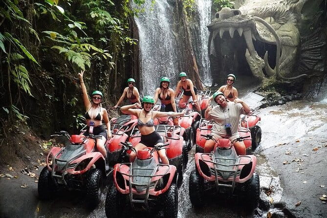 Ubud ATV Ride with Waterfall, Dragon Cave & Lunch – 2 Hours - Crossing rice paddies and Bali’s open countryside