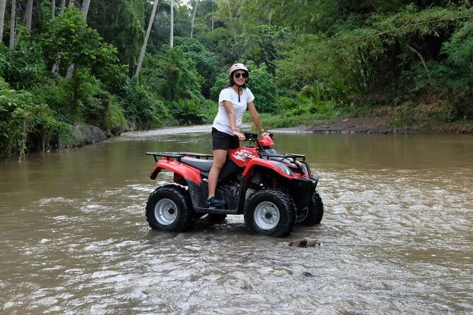 Ubud ATV Ride with Waterfall, Dragon Cave & Lunch – 2 Hours - Single or tandem quad bike?