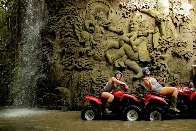 Ubud Bali ATV Quad Bike Legong Temple cave with Lunch and Pool - Key points at a glance
