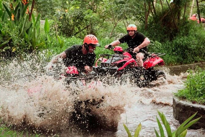 Ubud Bali ATV Quad Bike Legong Temple cave with Lunch and Pool - Safety, guides and the private format