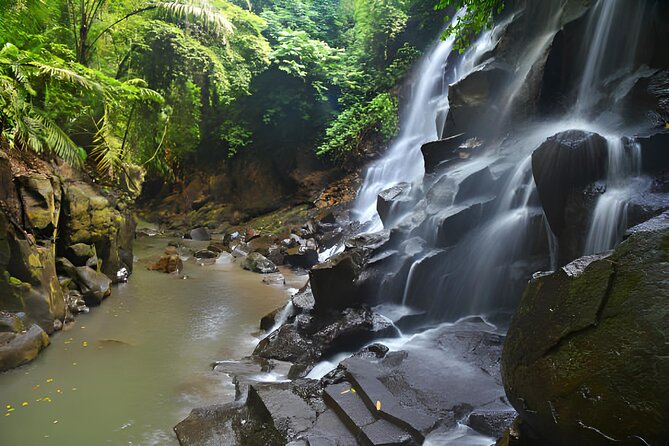 Ubud Bali: Rice Terrace, Waterfall and Tirta empul Day Tour - Goa Gajah begins the cultural side of the day