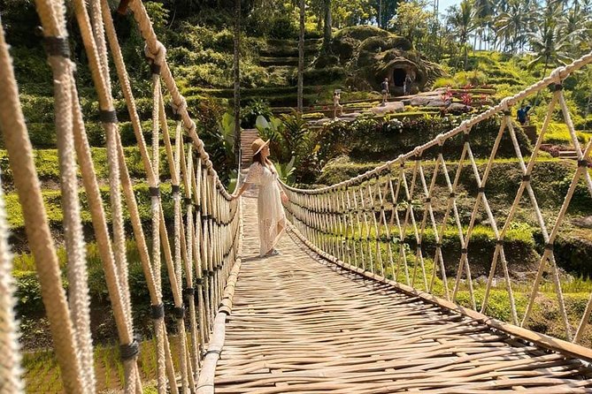 Ubud: Monkey Forest, Jungle Swing, Rice Terrace, and Water Temple - Tegalalang Rice Terrace: walk, photos, and farming views
