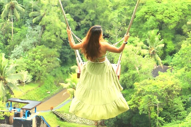 Ubud Tour with Jungle Swing and Waterfall Water Temple - Tegalalang Rice Terrace: Bali’s famous stepped fields