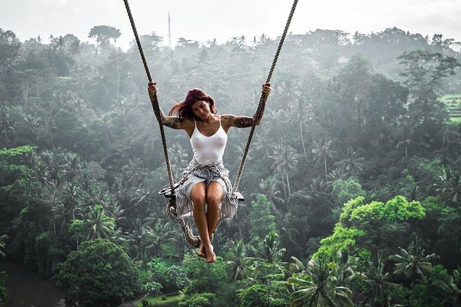 Ubud waterfall, rice terraces, and swing explore - Tegenungan Waterfall: cool air and a strong first stop