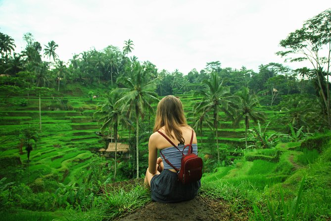 Ubud yoga, rice terrace walk and floating Breakfast tour - A six-hour Bali morning with three different moods