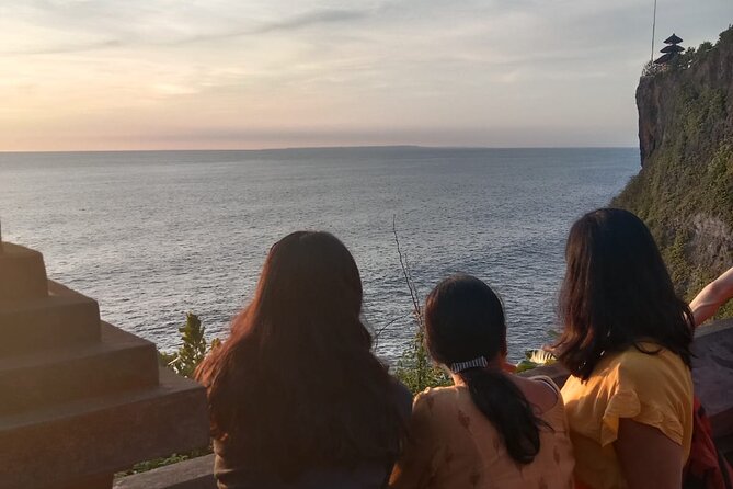 Uluwatu Temple Kecak Fire Dance Private Guided Tour - Arriving at Uluwatu Temple above the sea