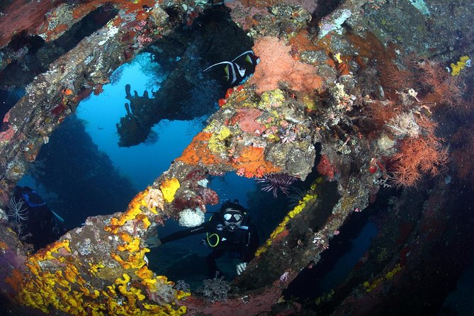 USS Liberty Shipwreck Scuba Diving at Tulamben Bali - Lunch, showers, and the pause between sessions